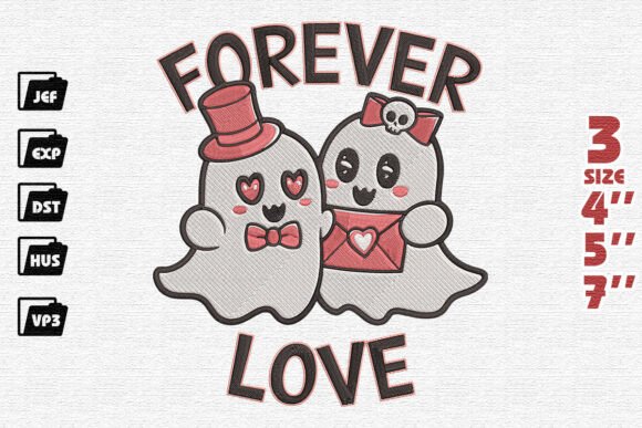 A Love to Haunt Forever Embroidery