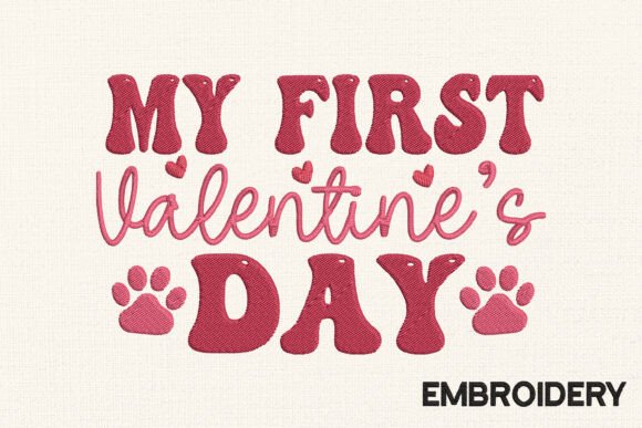 My First Valentine’s Day Embroidery