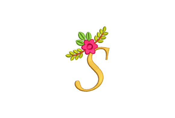 Review: Cute S Letter Embroidery Design for Boutiques