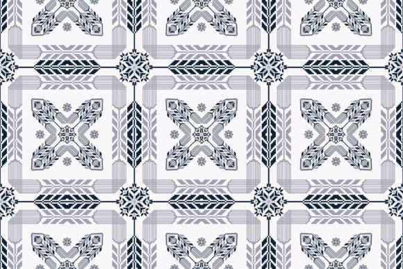 Review: Embroidery Geometric Floral Pattern for Etsy Shops
