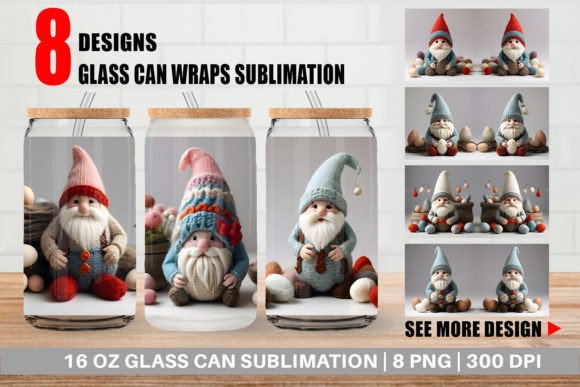 Review: Glass Can Easter Gnome Embroidery for Spring