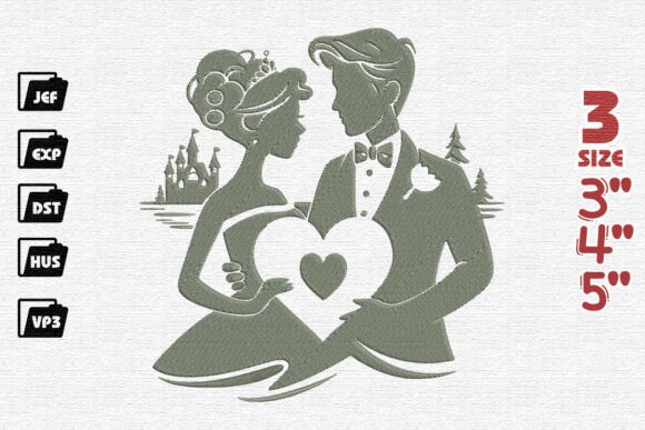 Sweetheart Silhouette Embroidery