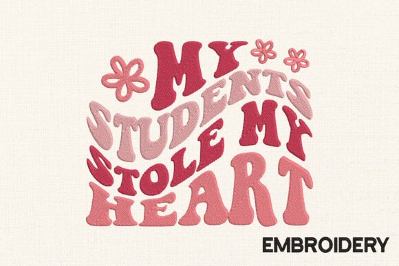 Valentine Embroidery Students Stolen